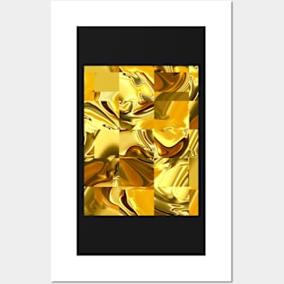 Golden mirror Posters and Art